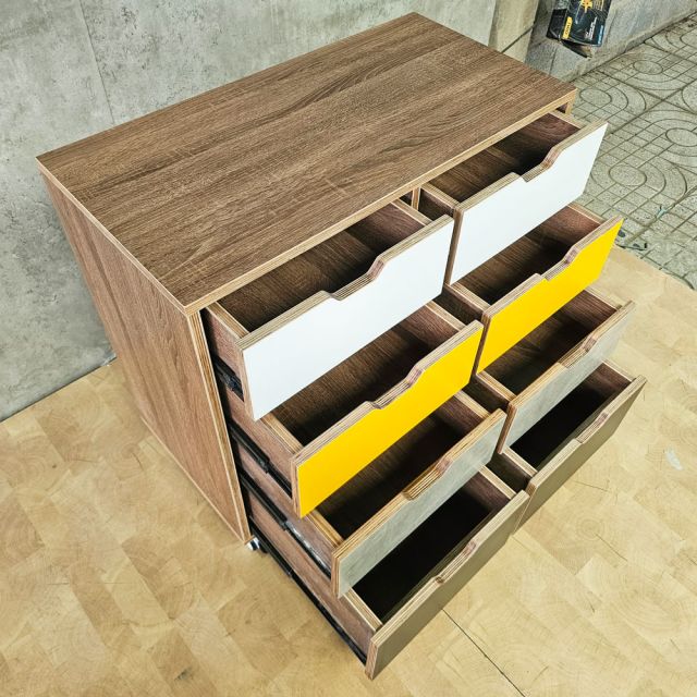 Tủ lưu trữ di động 80x40x77cm gỗ plywood TCN68102