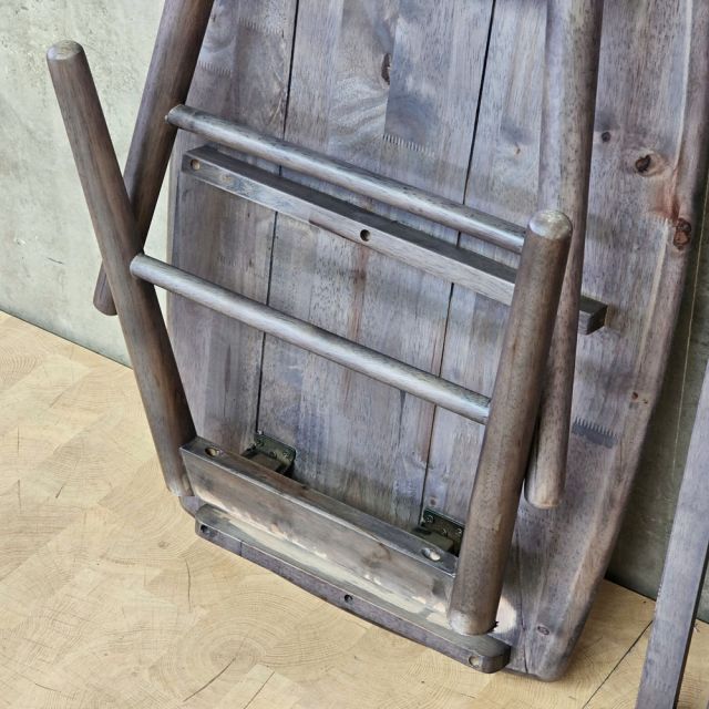 Bàn chân gấp CAMPA 80x50x45cm gỗ cao su TT68377