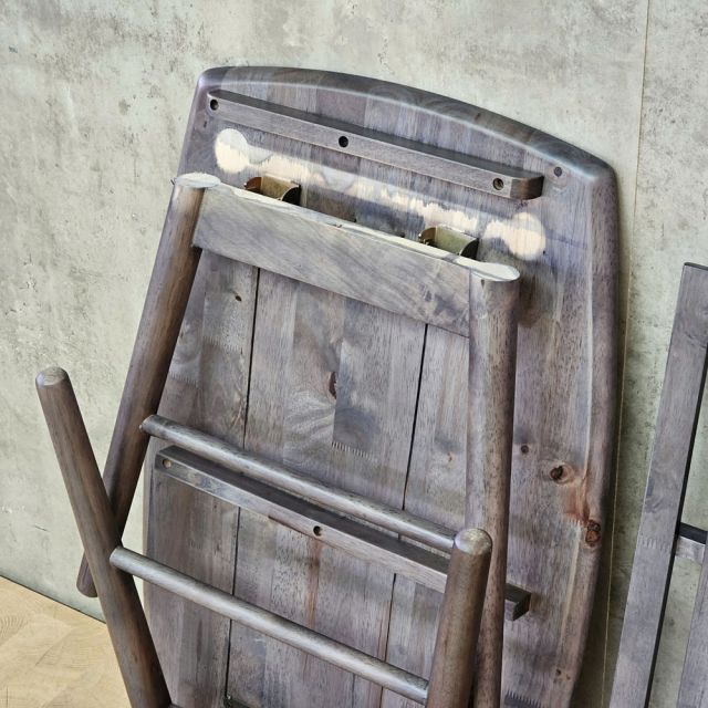 Bàn chân gấp CAMPA 80x50x45cm gỗ cao su TT68377