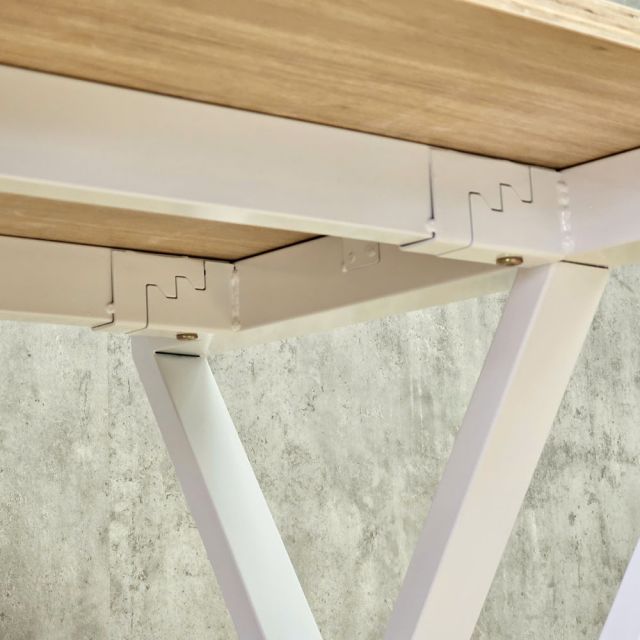 Bàn có hộp điện 110x60cm gỗ plywood hệ XConcept HBXC071