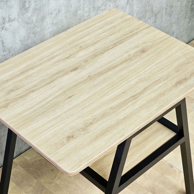 Combo bàn TINY 80x60cm và 2 ghế sắt BBA242