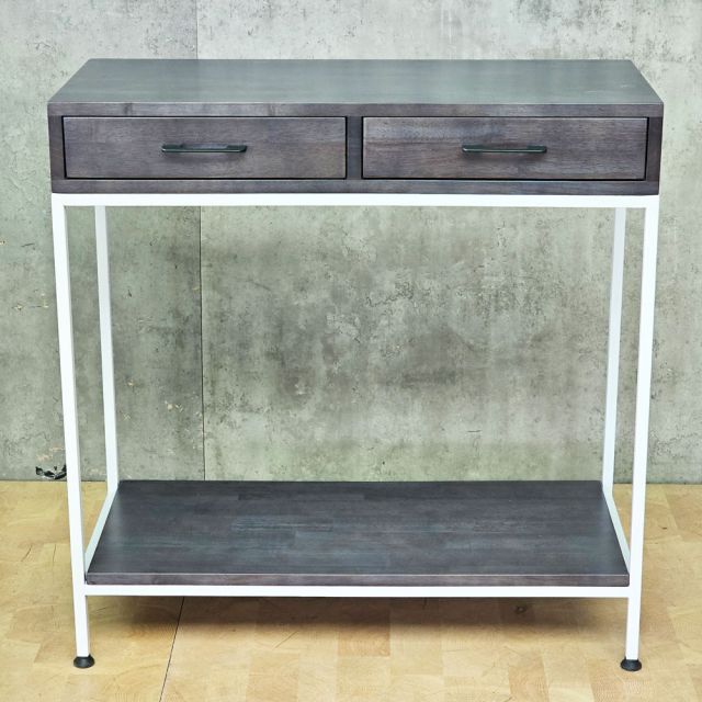 Bàn console trang trí mặt gỗ khung sắt CST038
