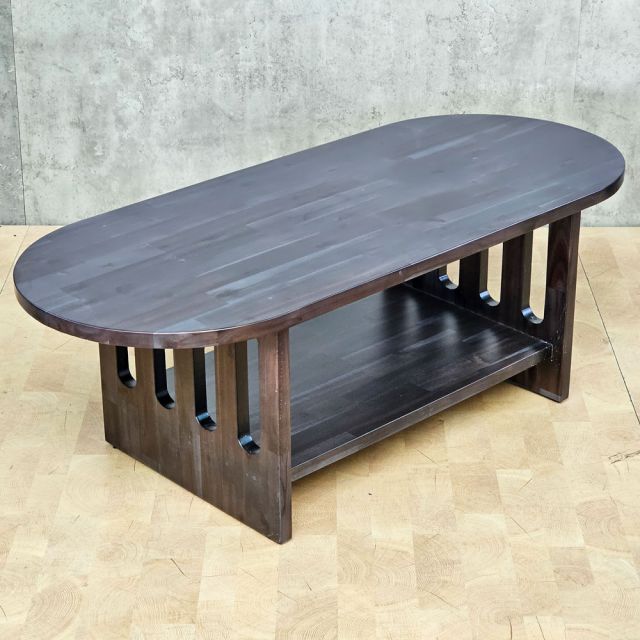Bàn sofa Oval 120x50cm gỗ tràm TT68368