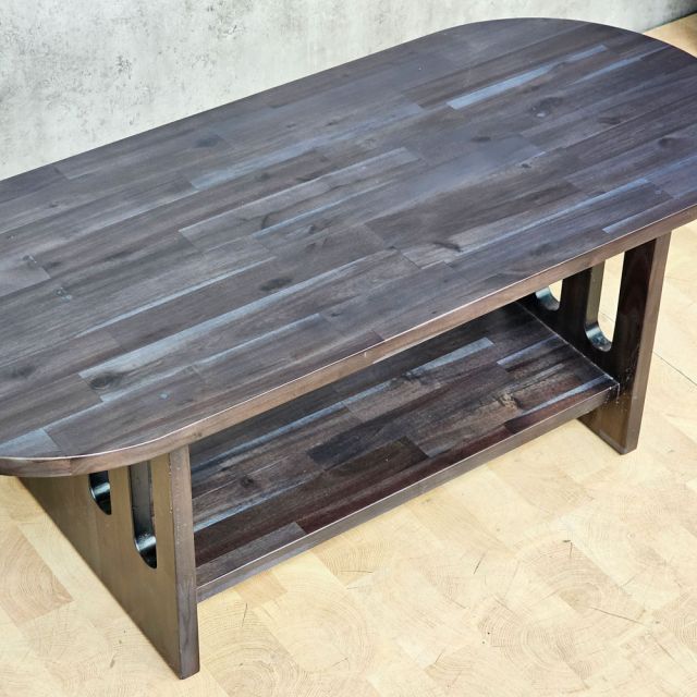 Bàn sofa Oval 120x50cm gỗ tràm TT68368