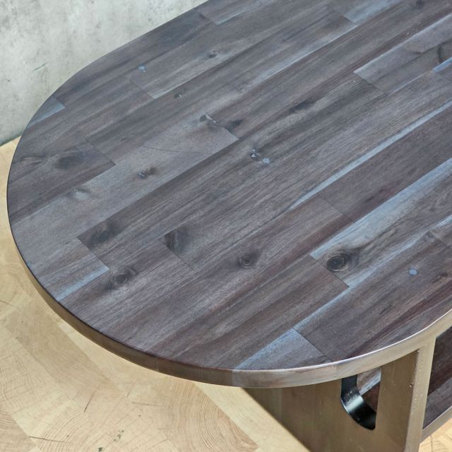 Bàn sofa Oval 120x50cm gỗ tràm TT68368