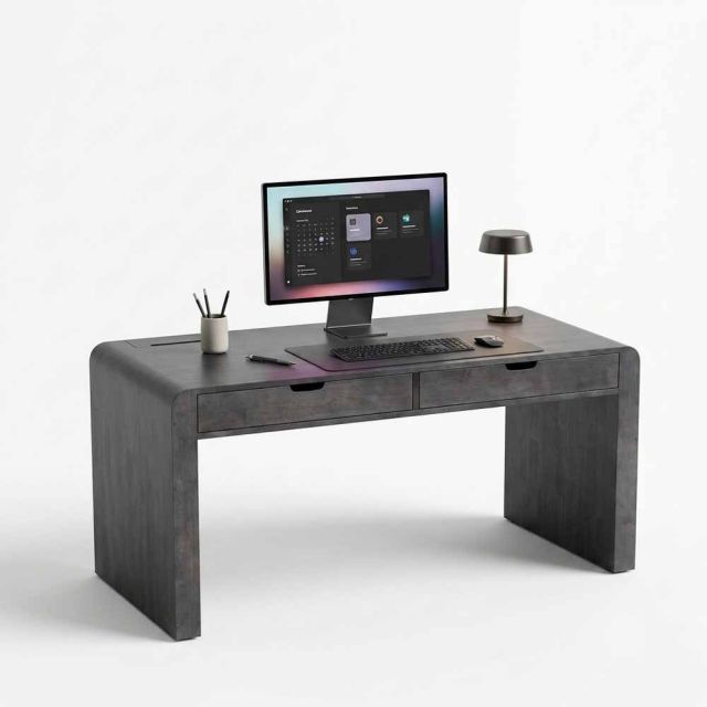 Bàn có ngăn kéo 160x70cm gỗ cao su BD68195