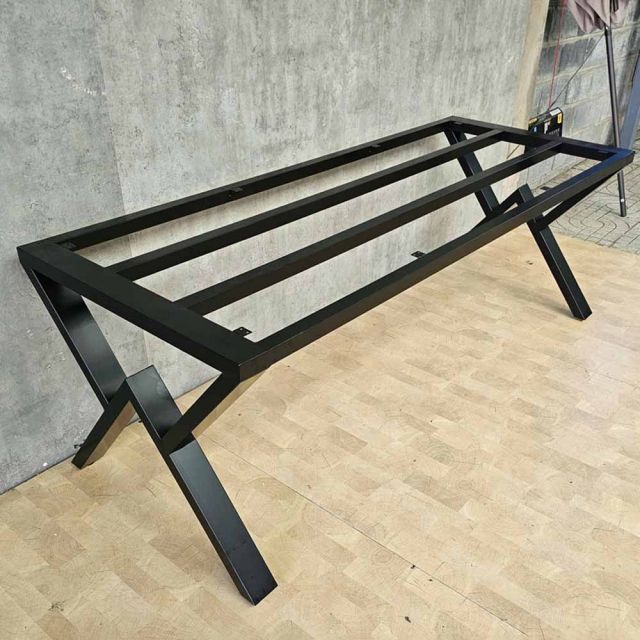 Chân sắt cho bàn ăn 200x80cm sơn tĩnh điện CHB68125