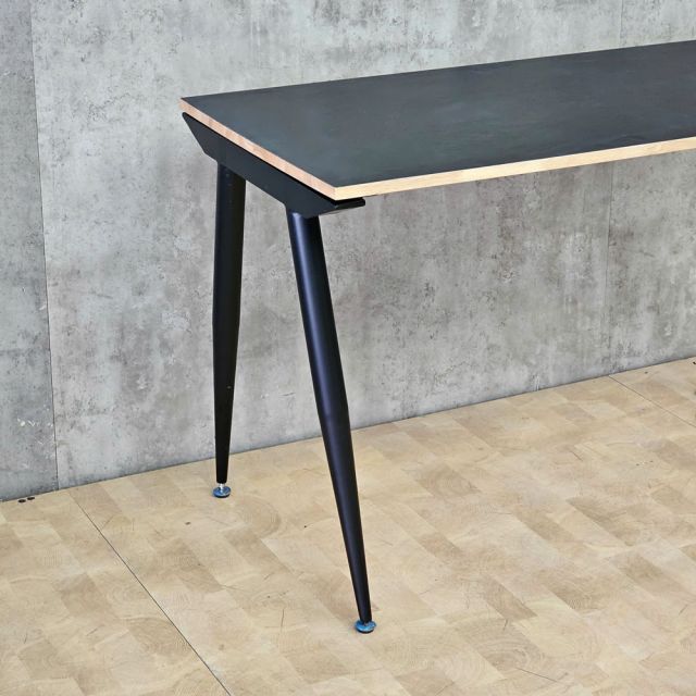 Bàn làm việc 120x60cm gỗ cao su phủ laminate chân hệ CONE HBCO087