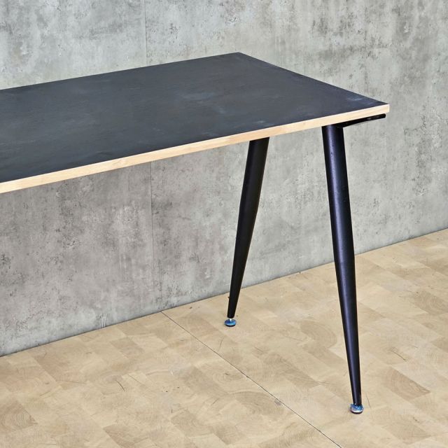 Bàn làm việc 120x60cm gỗ cao su phủ laminate chân hệ CONE HBCO087
