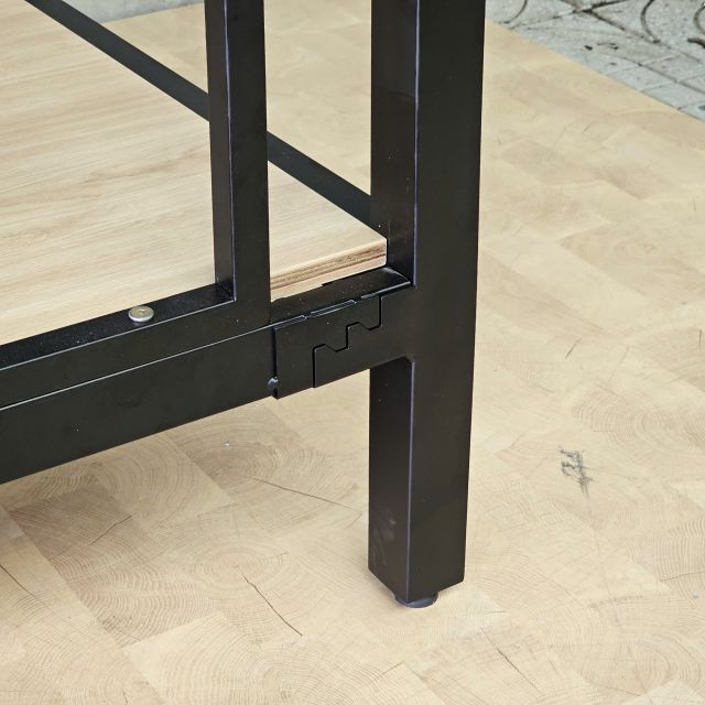 Giường 2 tầng nệm 120cm khung sắt gỗ plywood - GT027