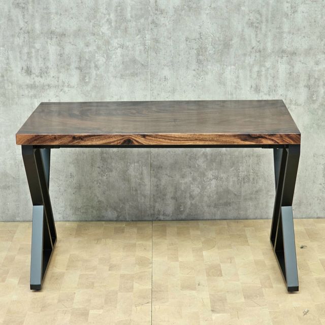 Bàn làm việc 120x65cm gỗ me tây chân sắt hệ XConcept HBXC070