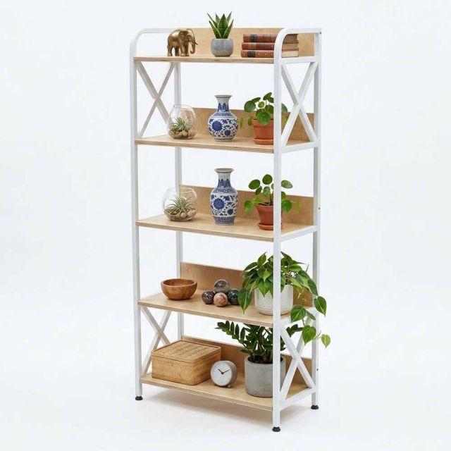 Kệ trang trí 64x30x140cm gỗ plywood KTT68091