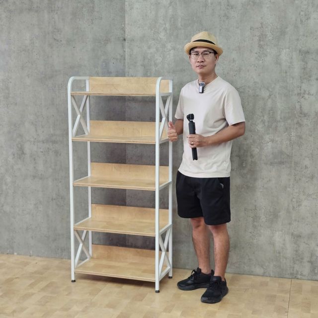 Kệ trang trí 64x30x140cm gỗ plywood KTT68091