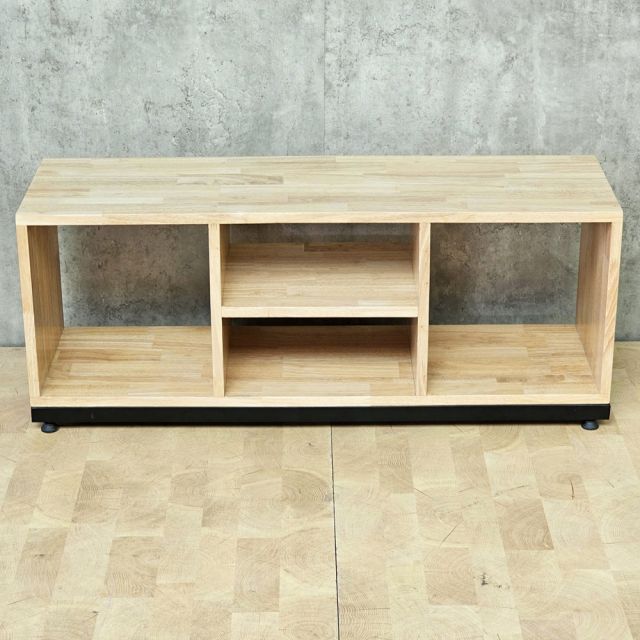 Kệ sách nằm 100x30x40cm gỗ cao su KS68375