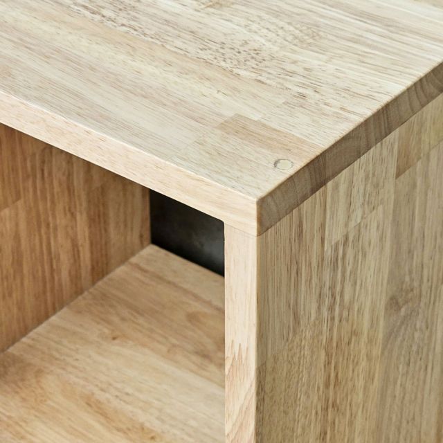 Kệ sách nằm 100x30x40cm gỗ cao su KS68375