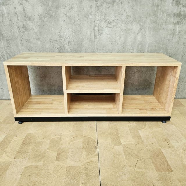 Kệ sách nằm 100x30x40cm gỗ cao su KS68375