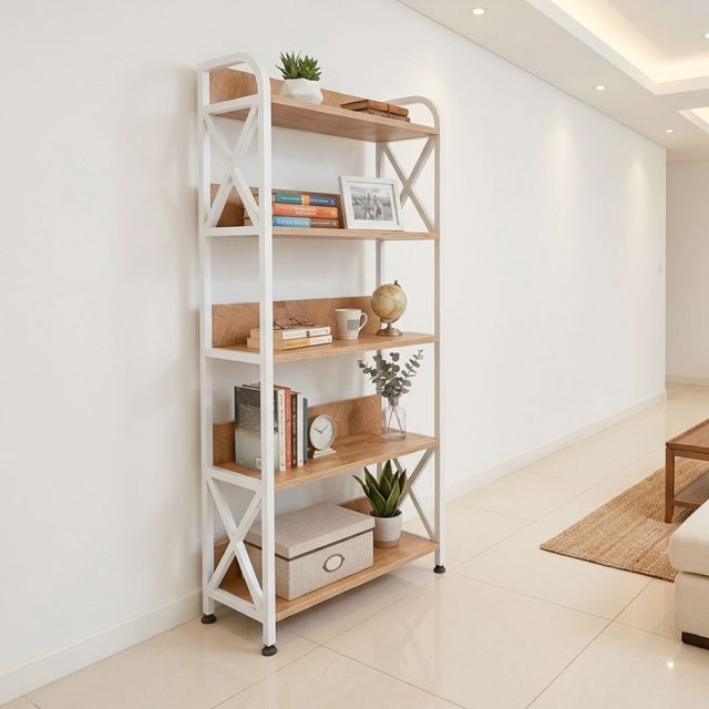 Kệ trang trí 64x30x140cm gỗ plywood KTT68091
