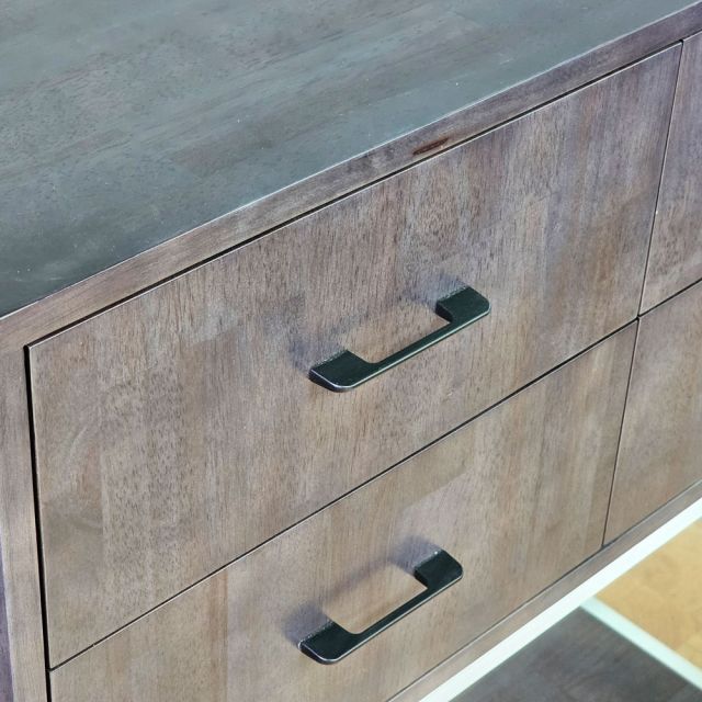 Bàn console 4 ngăn tủ 90x40x100cm gỗ cao su CST109