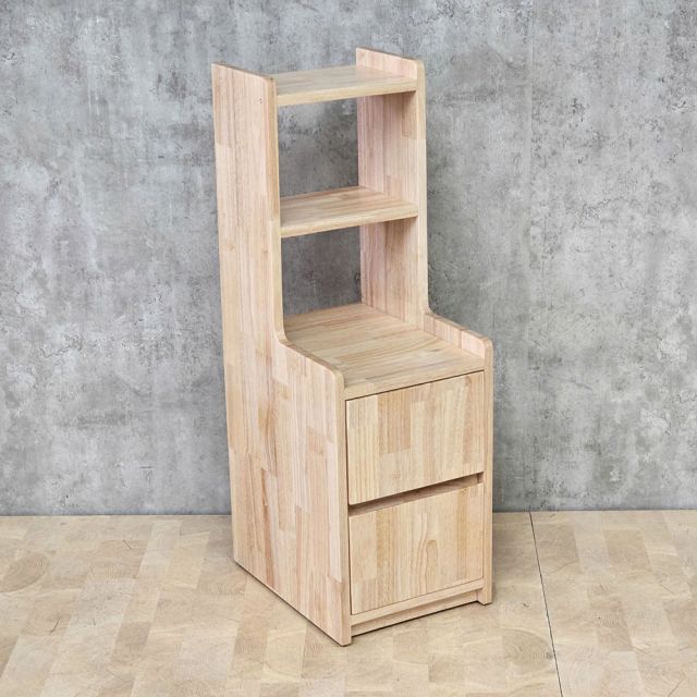 Tủ kệ đầu giường 30x40x92cm gỗ cao su TDG68079