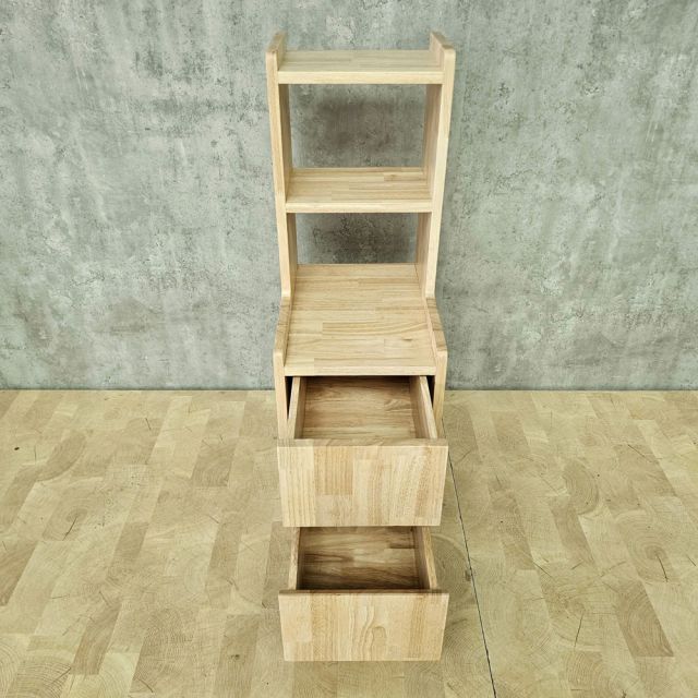 Tủ kệ đầu giường 30x40x92cm gỗ cao su TDG68079