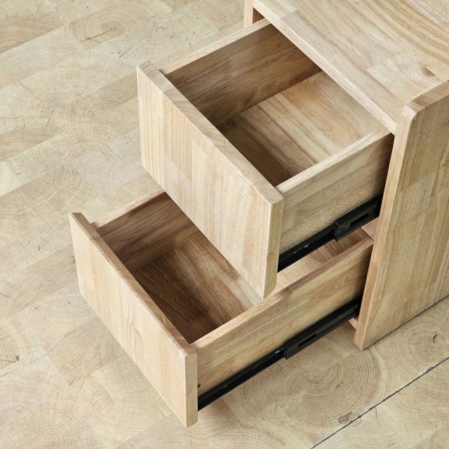 Tủ kệ đầu giường 30x40x92cm gỗ cao su TDG68079
