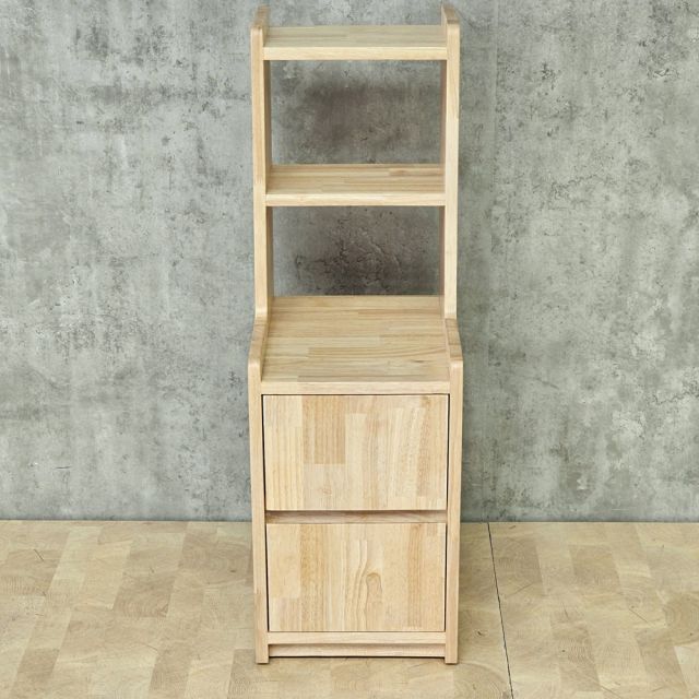Tủ kệ đầu giường 30x40x92cm gỗ cao su TDG68079