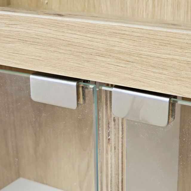 Tủ thuốc gia đình 40x30x49cm cửa kính gỗ plywood TTYT002