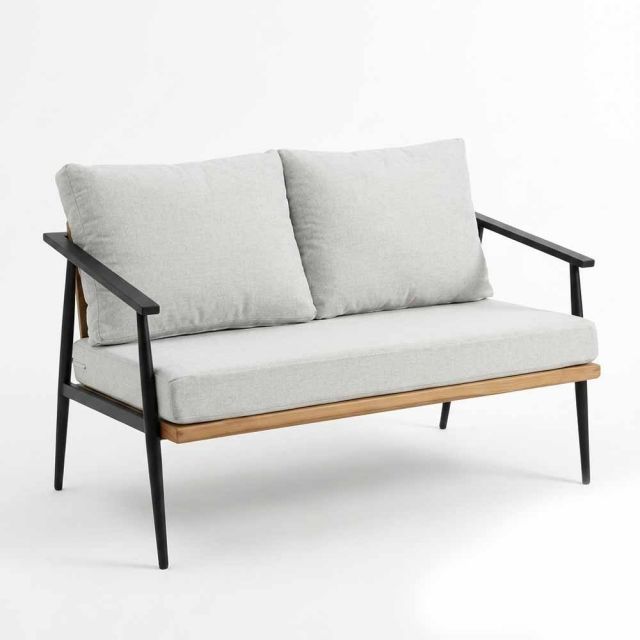 Ghế sofa băng MILANO lưng bọc nệm chân sắt sơn tĩnh điện GSK071