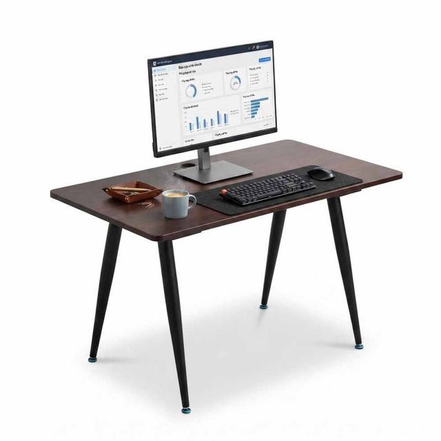 Bàn làm việc 110x50cm gỗ cao su chân hệ CONE HBCO088