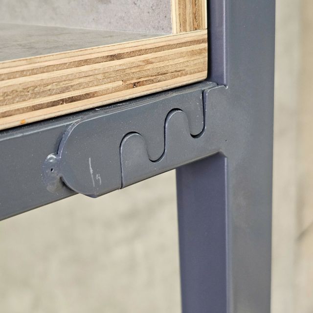 Kệ máy giặt máy sấy 72x69x214cm gỗ plywood chân sắt KMG68037