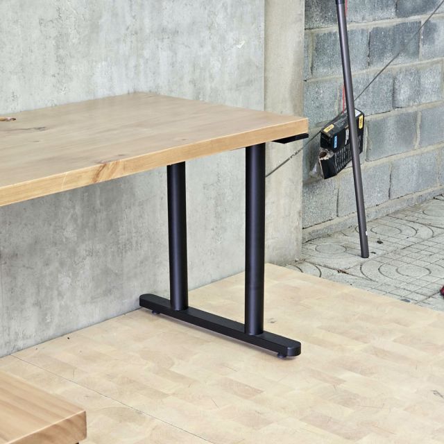 Bàn góc L 230x170cm gỗ thông hệ TIO HBTO056