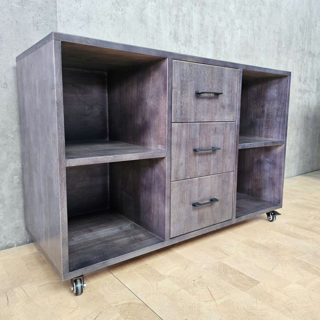 Tủ hồ sơ di động gỗ tự nhiên TCN68035