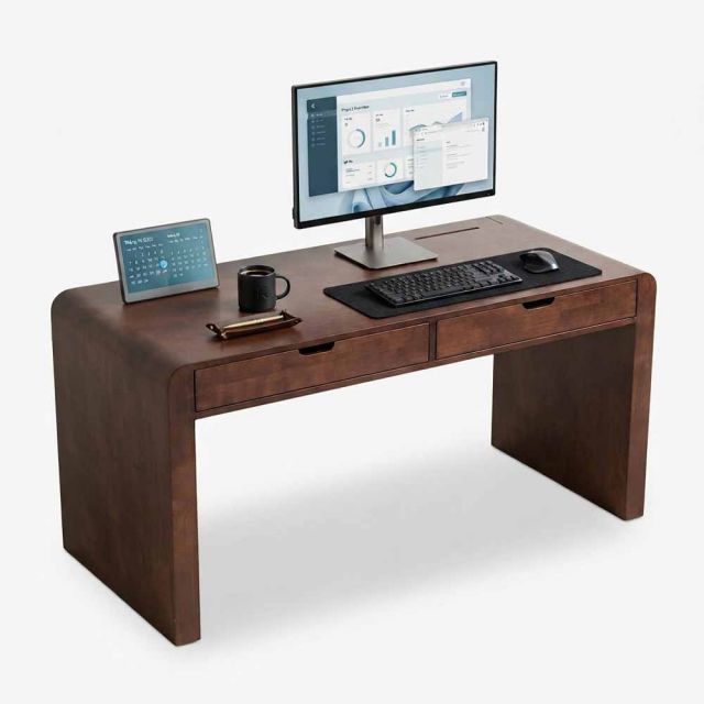Bàn có ngăn kéo 140x60cm gỗ cao su BD68195