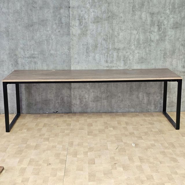 Bàn cụm 2 chỗ 240x80cm gỗ plywood hệ Rectang HBRT102