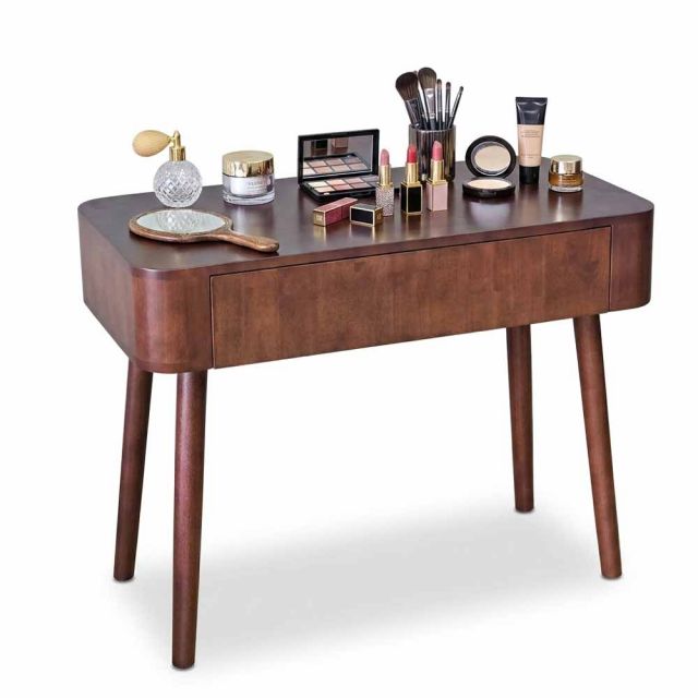 Bàn trang điểm có ngăn kéo ẩn 100x50x76cm gỗ cao su BTD68086