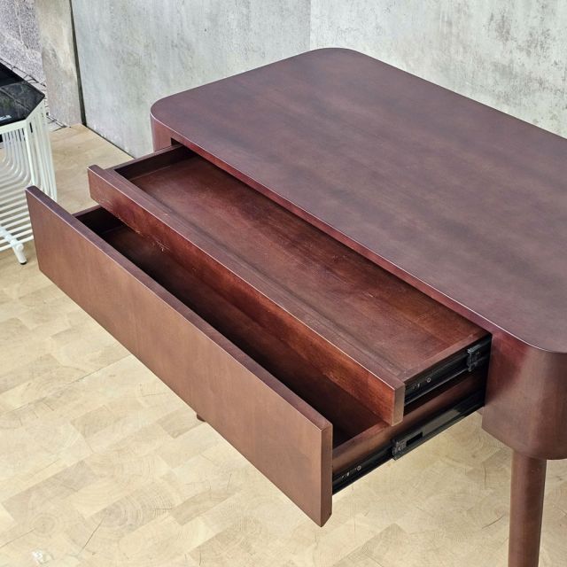 Bàn trang điểm có ngăn kéo ẩn 100x50x76cm gỗ cao su BTD68086
