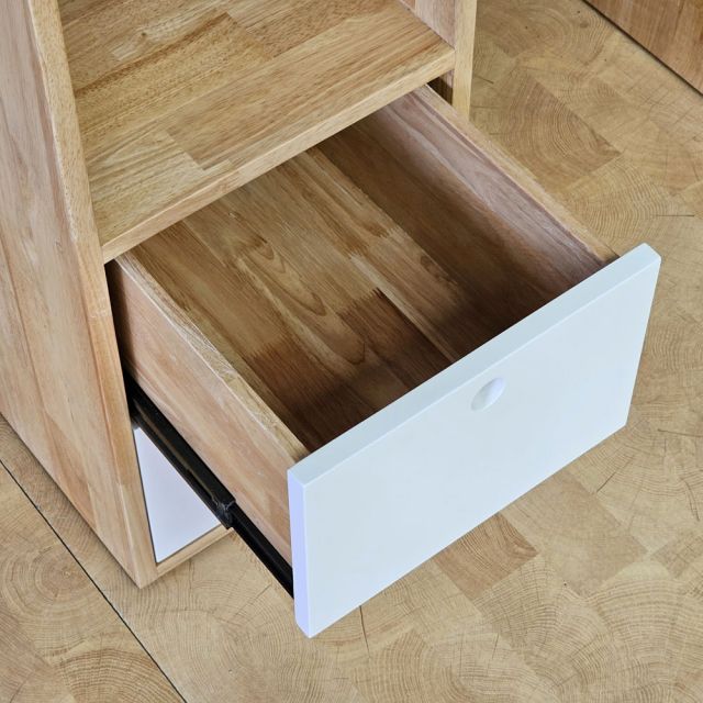 Bàn trang điểm 80x50x75cm gỗ cao su BTD68087