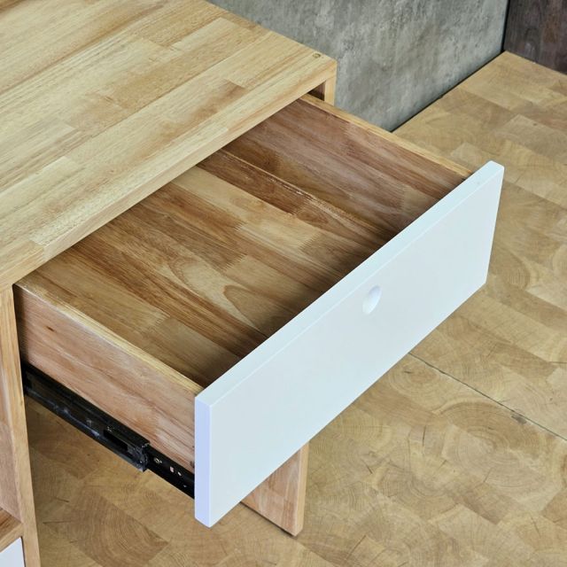 Bàn trang điểm 80x50x75cm gỗ cao su BTD68087