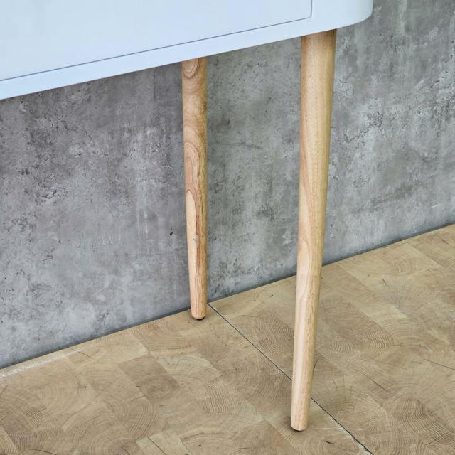 Bàn trang điểm 100x45x75cm gỗ cao su BTD68088