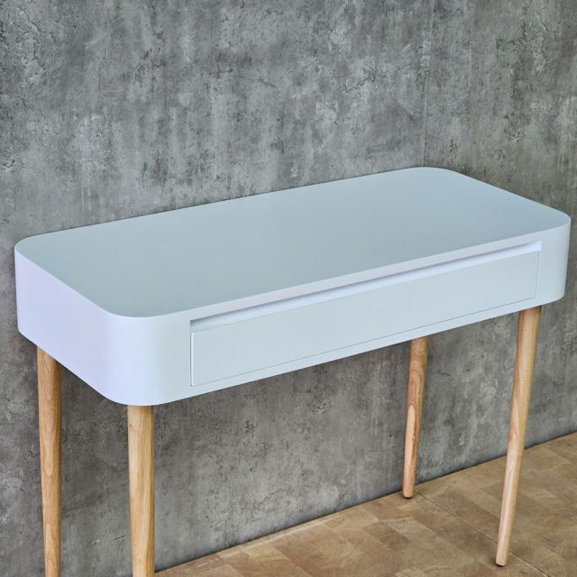 Bàn trang điểm 100x45x75cm gỗ cao su BTD68088