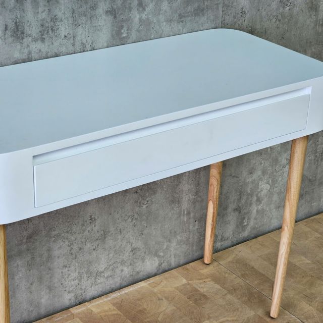 Bàn trang điểm 100x45x75cm gỗ cao su BTD68088