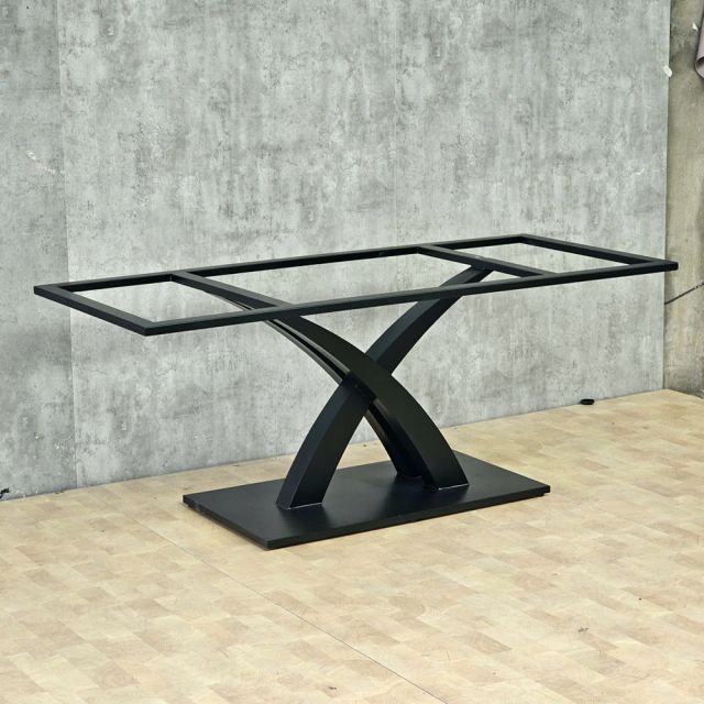 Chân sắt cho bàn ăn 180x80cm sơn tĩnh điện CHB68126