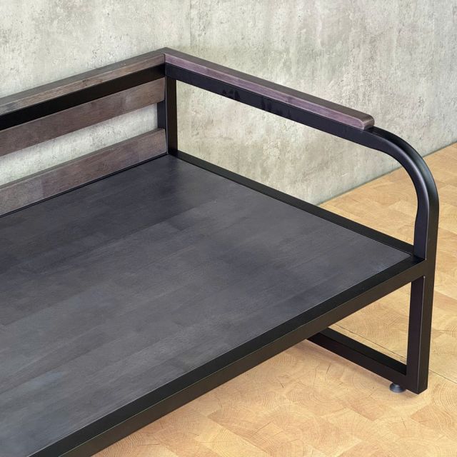 Ghế băng dài 190x70cm gỗ cao su GBD073
