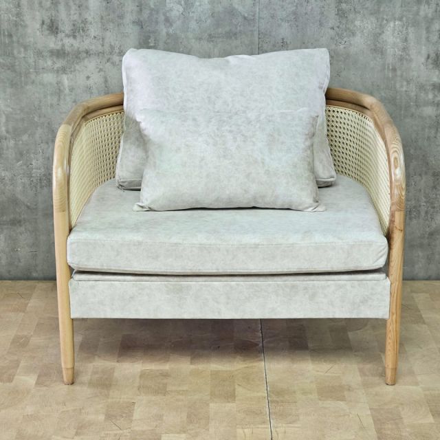 Ghế sofa đơn Headerfield 75x90x68cm gỗ tần bì GSD68108