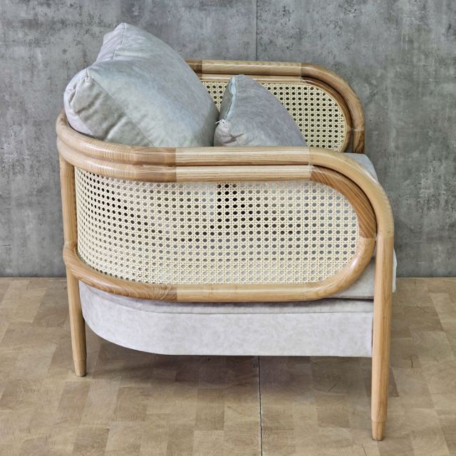 Ghế sofa đơn Headerfield 75x90x68cm gỗ tần bì GSD68108