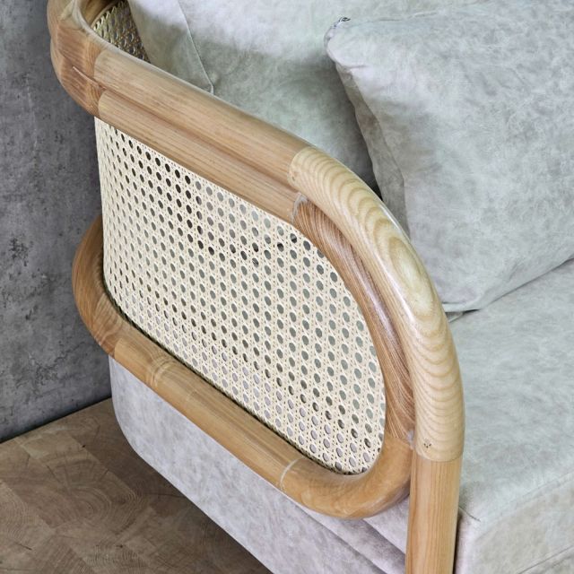 Ghế sofa đơn Headerfield 75x90x68cm gỗ tần bì GSD68108