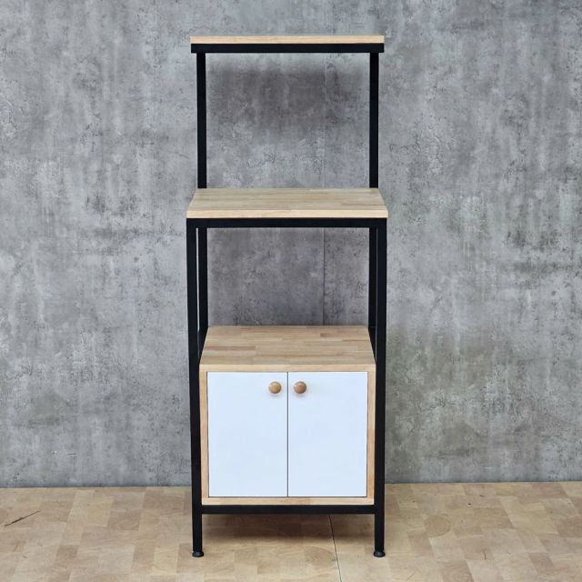 Kệ nhà bếp 50x45x130cm gỗ cao su KTB68275