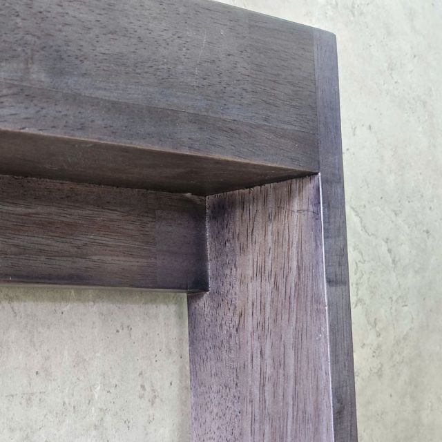 Kệ treo tường để giày dép 80x10x57cm gỗ cao su KG68132