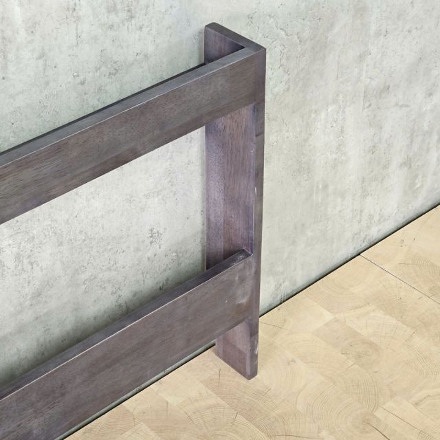 Kệ treo tường để giày dép 80x10x57cm gỗ cao su KG68132