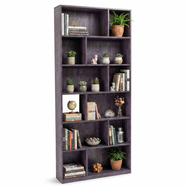 Kệ trang trí 99x45x220cm gỗ cao su KGT68063